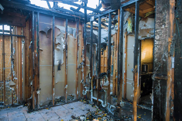 Professional Soot Cleanup technician working in Gilbertsville, PA